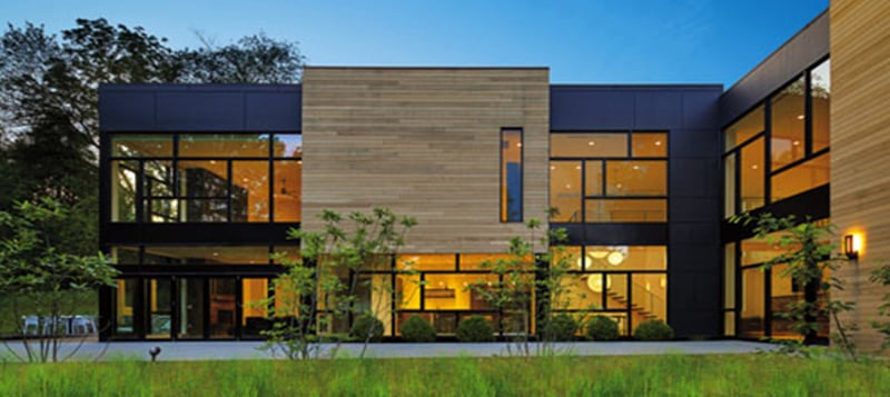 Contemporary Wooded Oasis